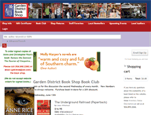 Tablet Screenshot of gardendistrictbookshop.com